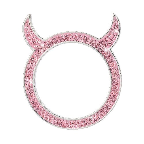 Universal Car Start Button Ring Cover, Rhinestone Zinc Alloy Ignition Decor