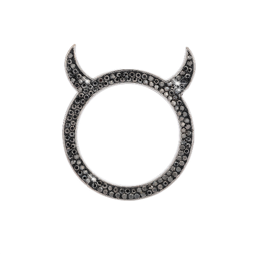 Universal Car Start Button Ring Cover, Rhinestone Zinc Alloy Ignition Decor