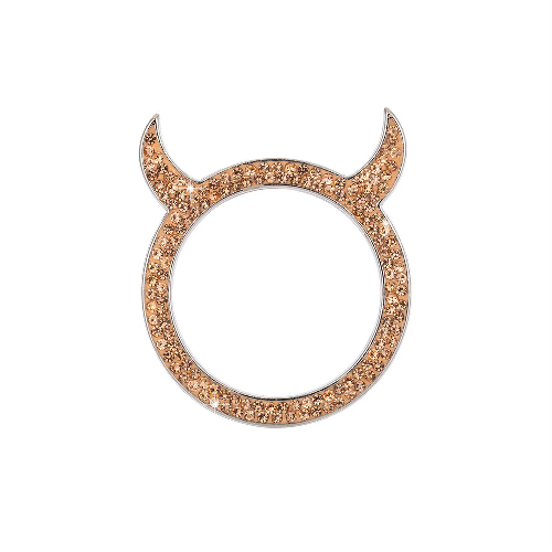 Universal Car Start Button Ring Cover, Rhinestone Zinc Alloy Ignition Decor